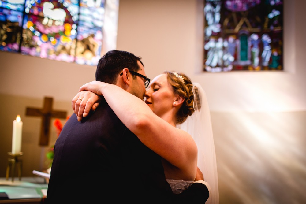 Hochzeitsfotograf in der St. Mattäus Kirche, Hamburg-Winterhude